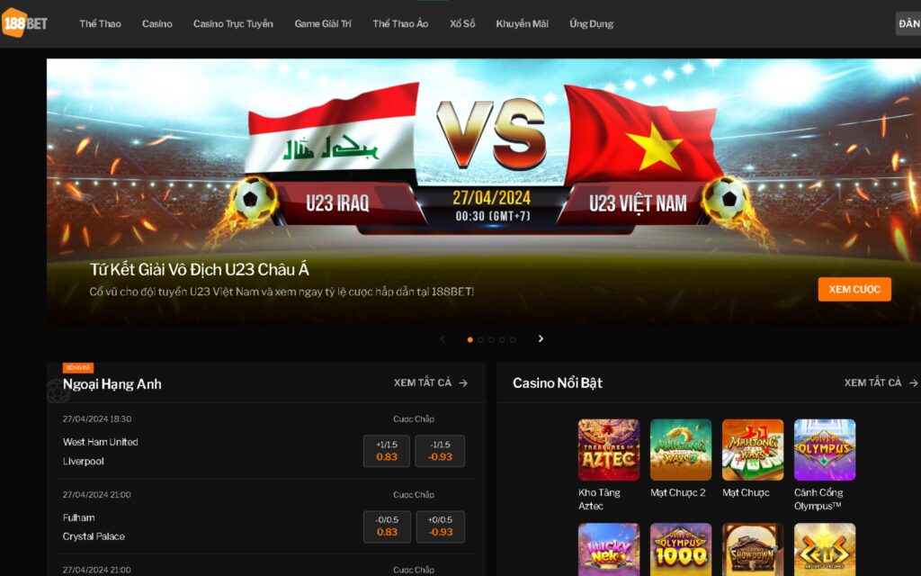 188BET - Với hơn 18 năm hoạt động giải trí uy tín