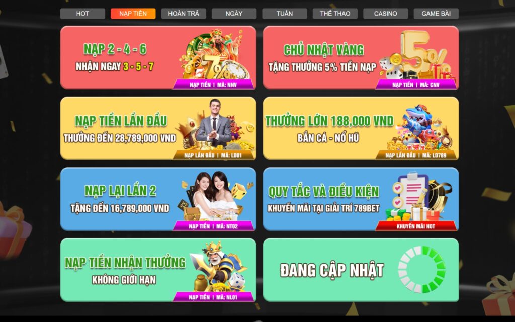 Hướng dẫn cách nhận ưu đãi 789bet tặng 100k