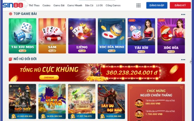 Kho game đồ sộ với tỷ lệ trả thưởng cực kỳ lớn