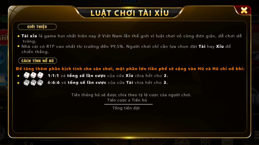 Một số thuật ngữ khi chơi tài xỉu đổi thưởng