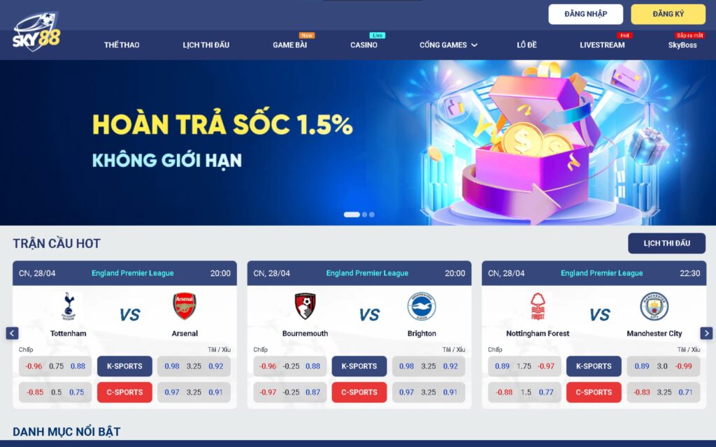 Sơ lược về nhà cái uy tín SKY88