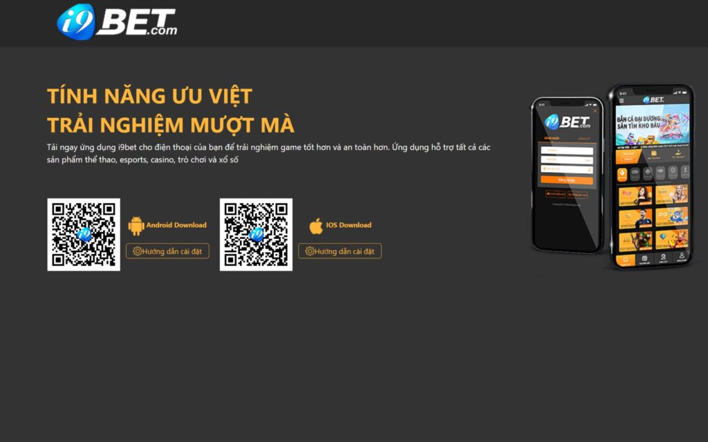 Ứng dụng i9bet mang đến không gian cá cược đẳng cấp