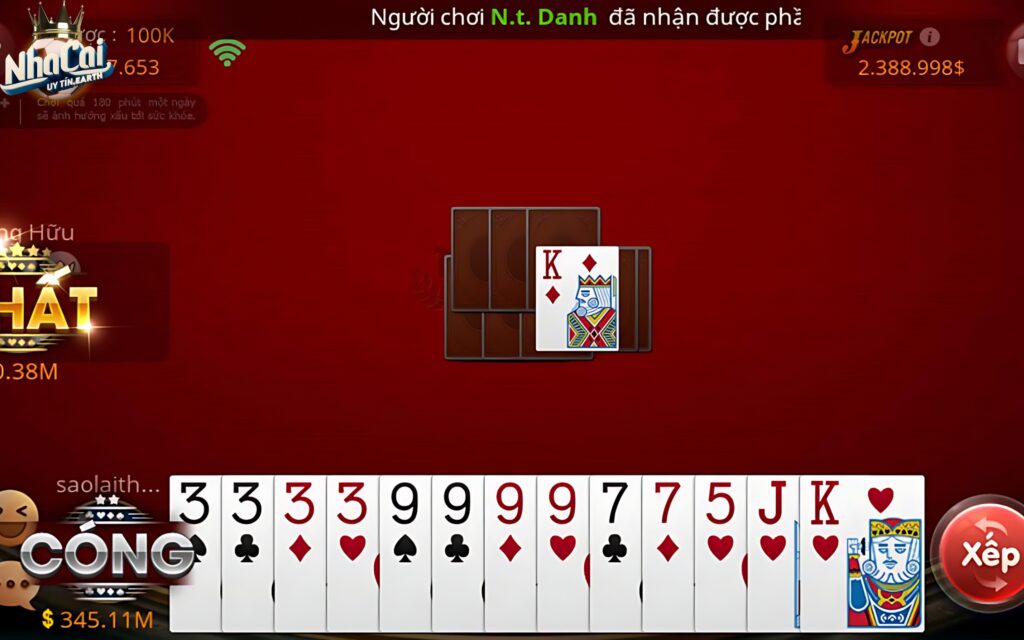 Tiến lên miền nam game bài kinh điển tại OXBET